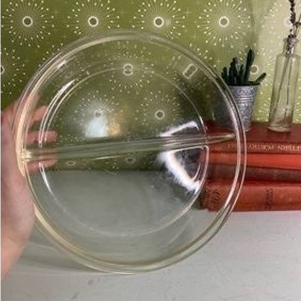 RARE Vintage Pyrex Divided Glass - Reverse San Serif Stamp